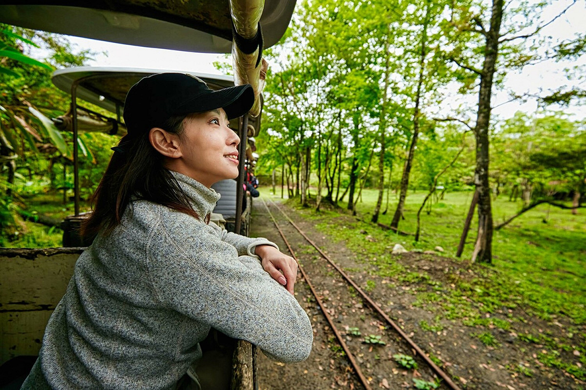 穿越淡蘭中路民道，健行到新平溪煤礦博物館搭乘獨眼小僧。 圖：新北市觀旅局提供