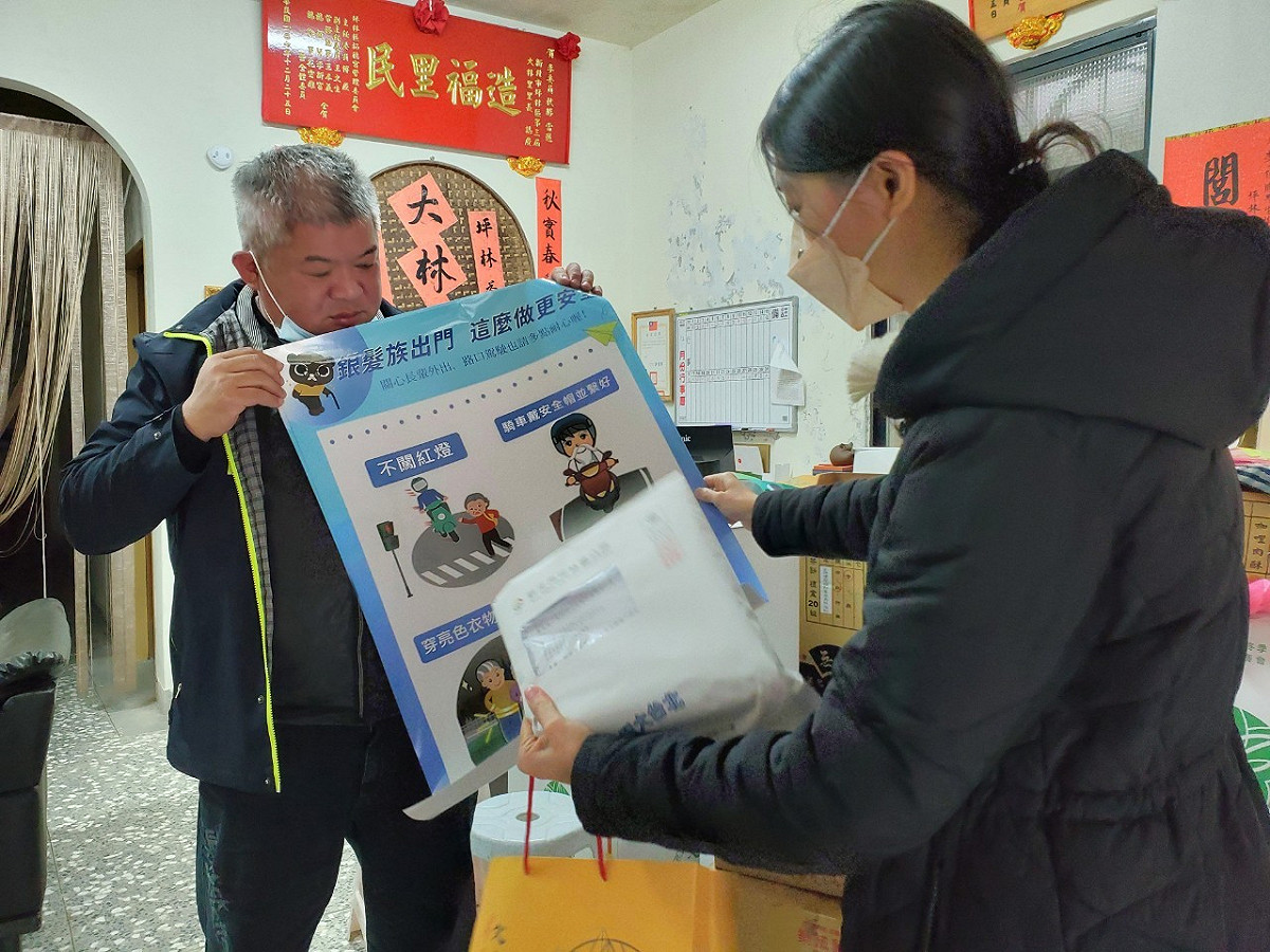 交安宣導。 圖：新北市交通局提供