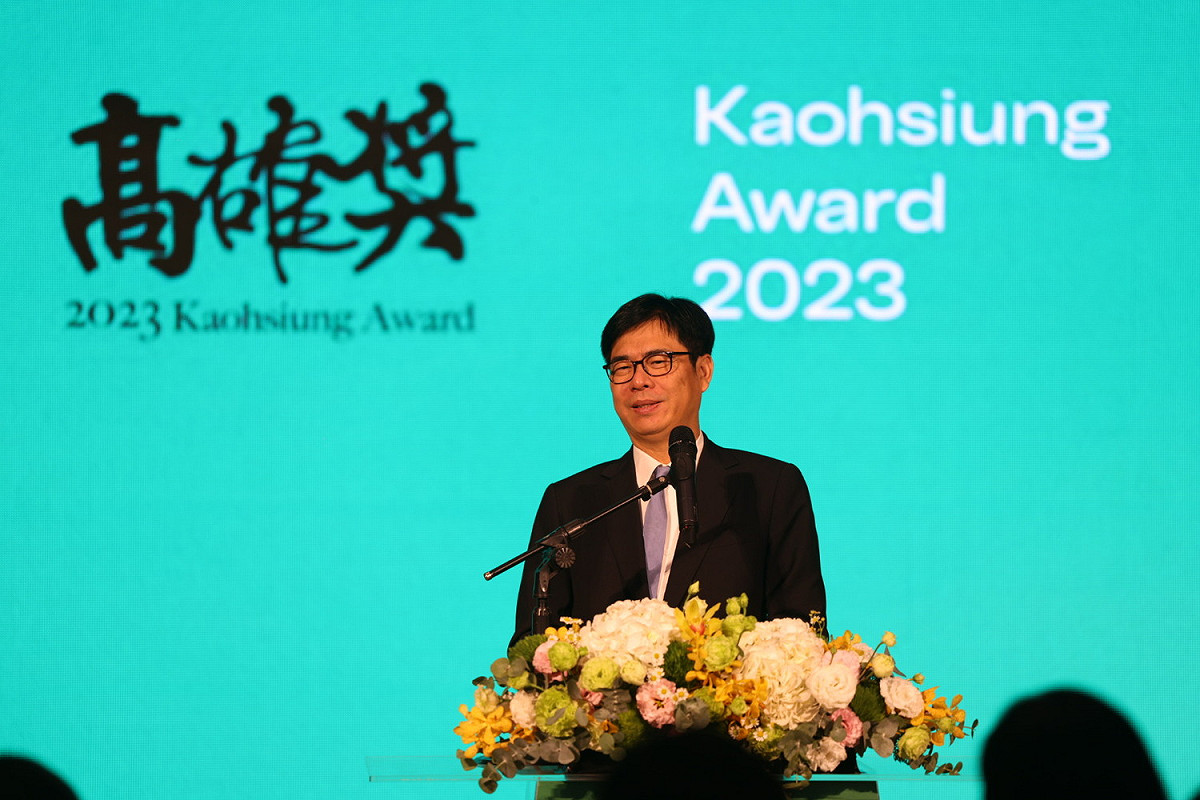 陳其邁肯定高雄獎建構多元開放藝術平台。 圖：高雄市政府/提供