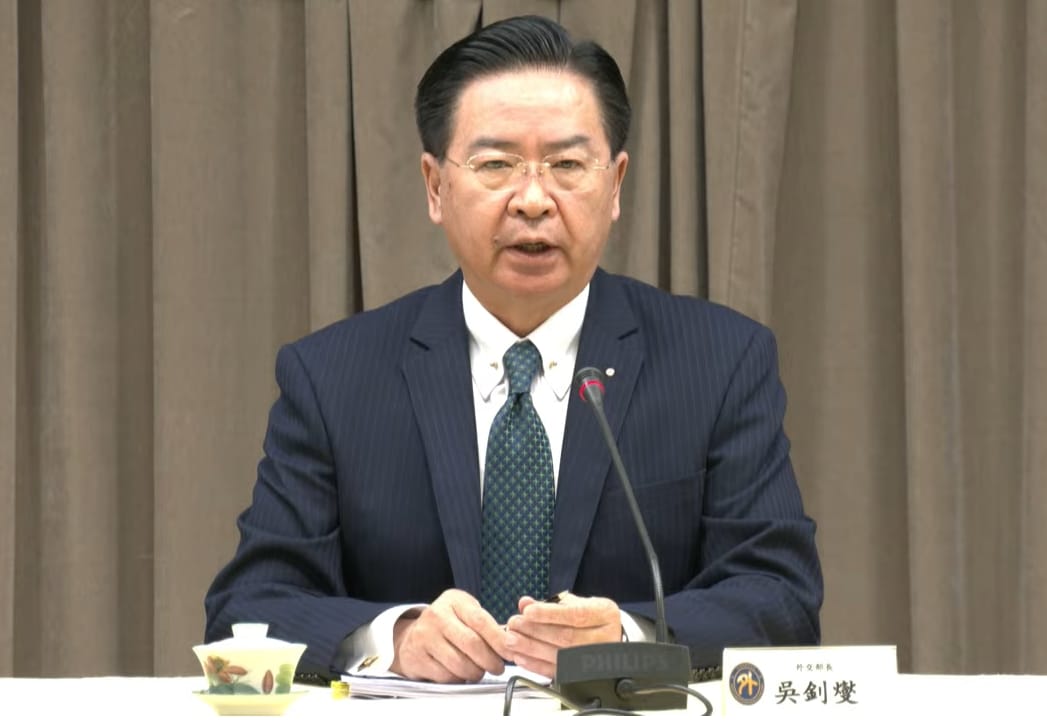 外交部長吳釗燮宣布即日起我與宏都拉斯斷交。 圖：林昀真／翻攝