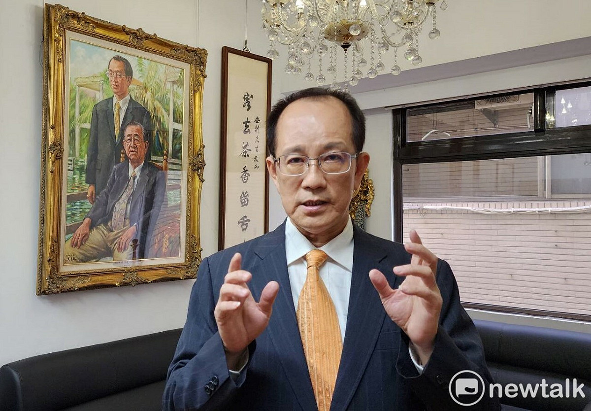 林富男認為中國很難孤立有實力的台灣。 圖：孫家銘攝