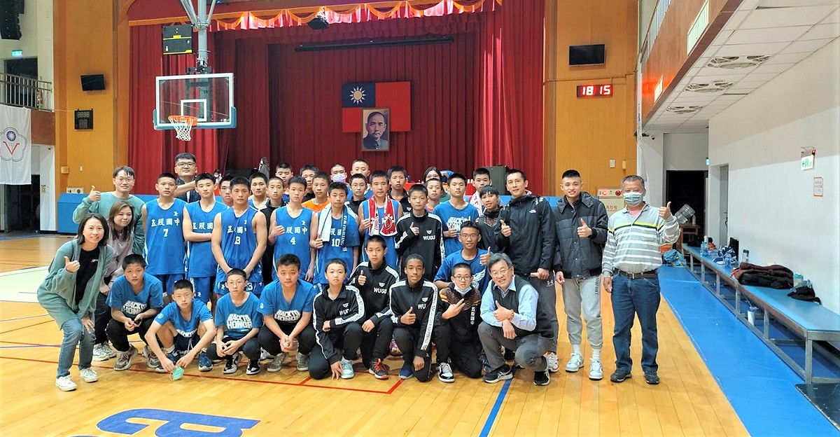 五股國中籃球隊。 圖：新北市教育局提供