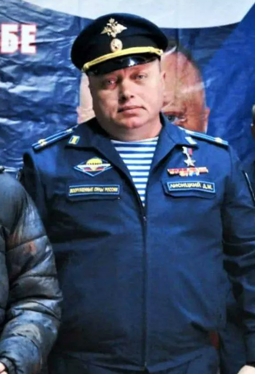 俄羅斯高級指揮官德米特里·利西茨基 ( Dmitry Lysitsky )上周末遭射殺。 圖: 翻攝自 @Anna_Guderian 推特
