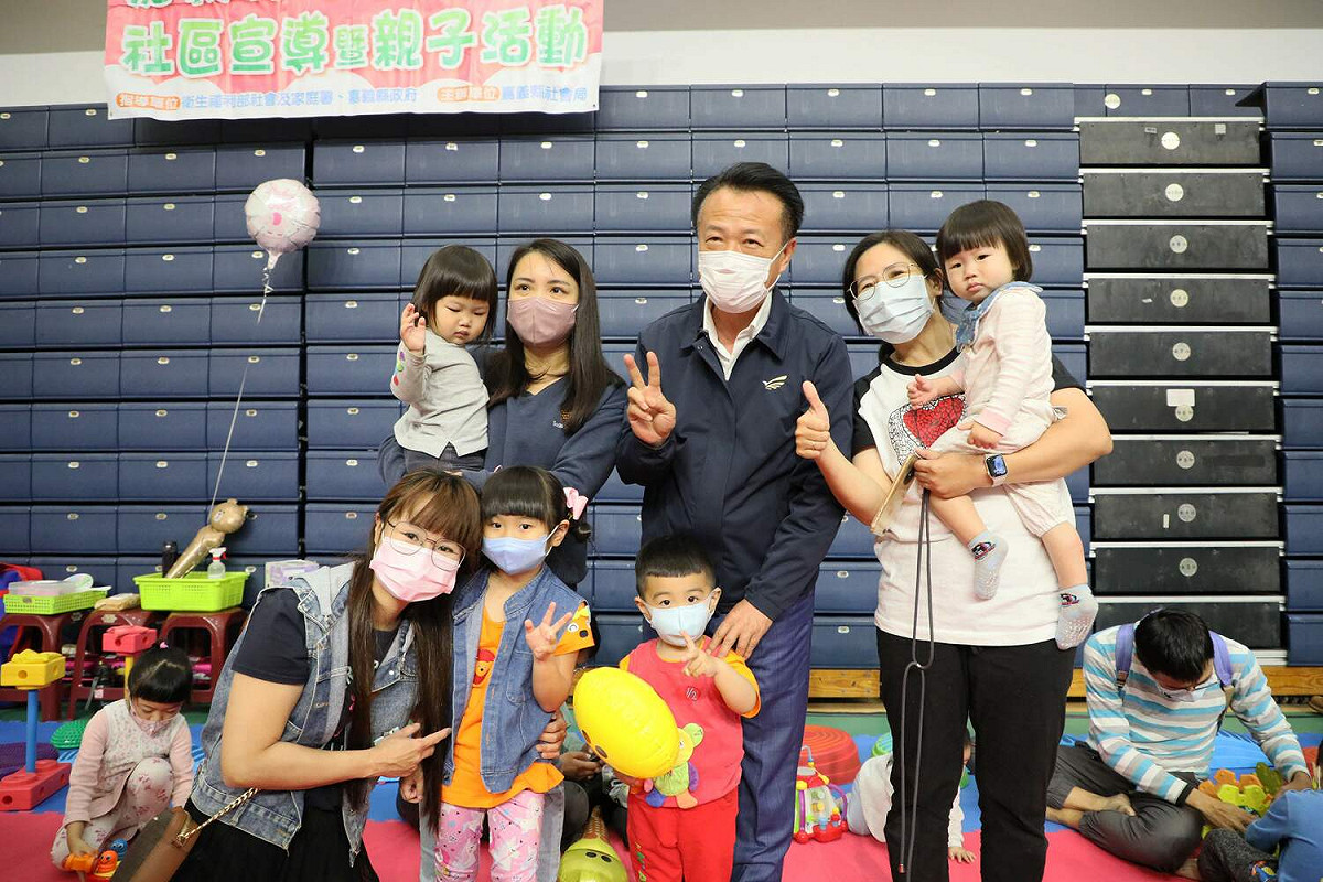翁章梁表示，嘉義縣推動多元幼兒福利政策。 圖：嘉義縣政府/提供