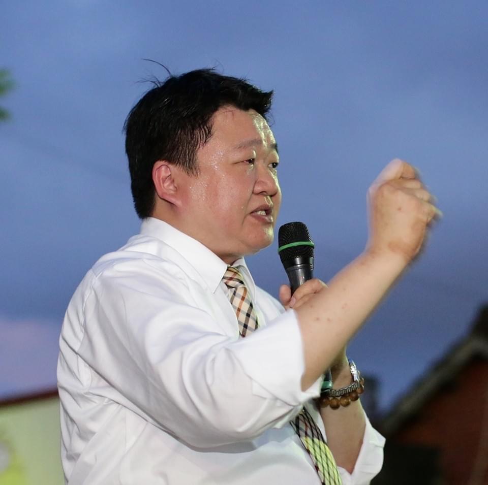 民進黨新北市黨部主委何博文爭取民進黨提名參選淡水區立委。 圖：何博文提供