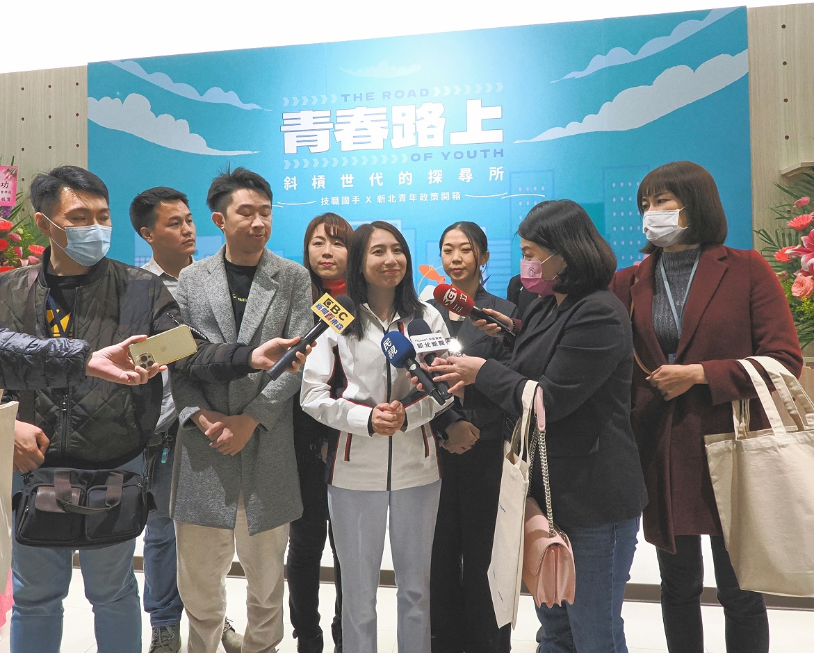 記者聯訪照。 圖：新北市青年局提供