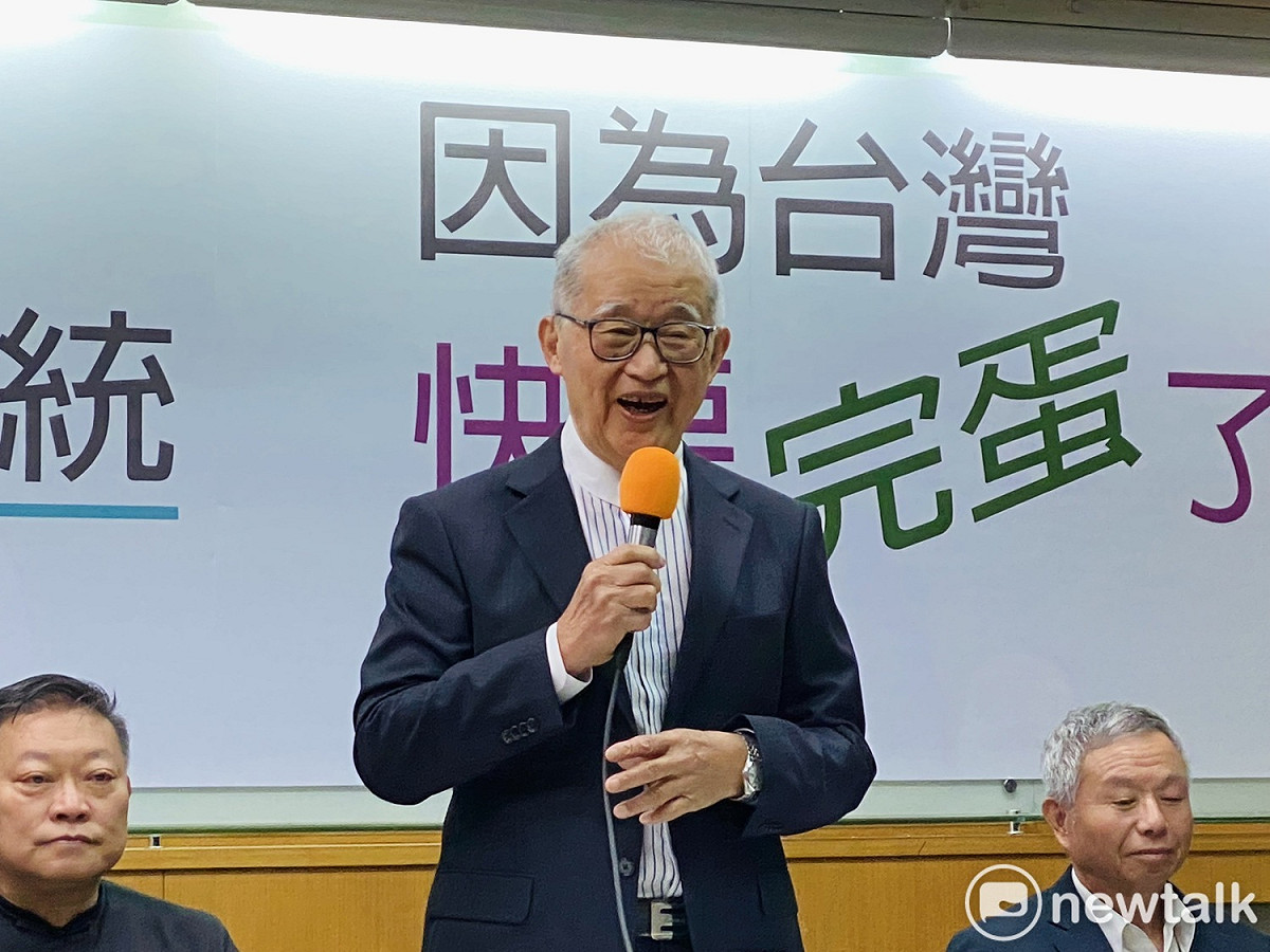 前監察院長王建煊宣布投入2024總統選舉。 圖：周煊惠 / 攝（資料照）