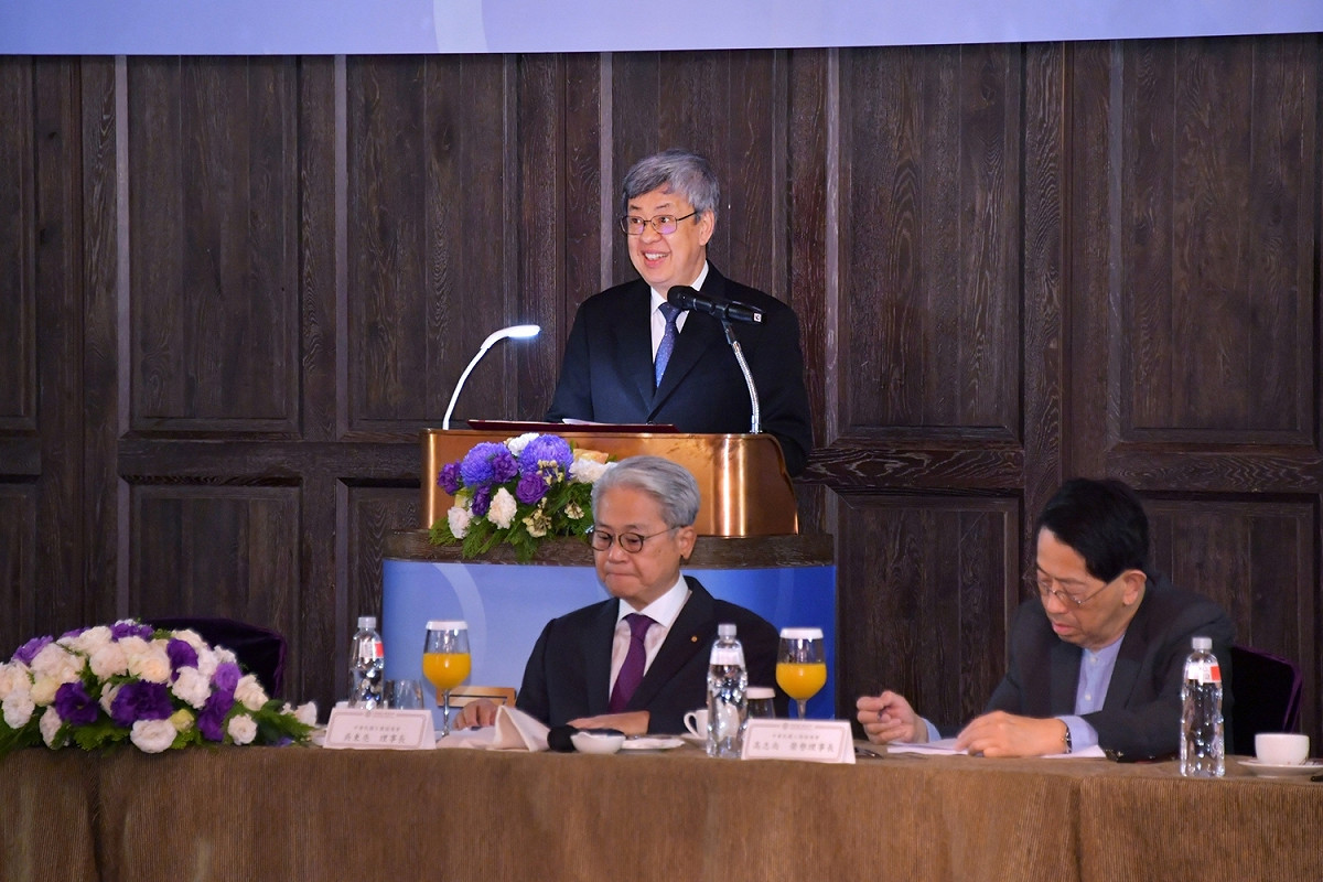 行政院長陳建仁今（30）日出席「中華民國工商協進會工商早餐會」。 圖：行政院提供