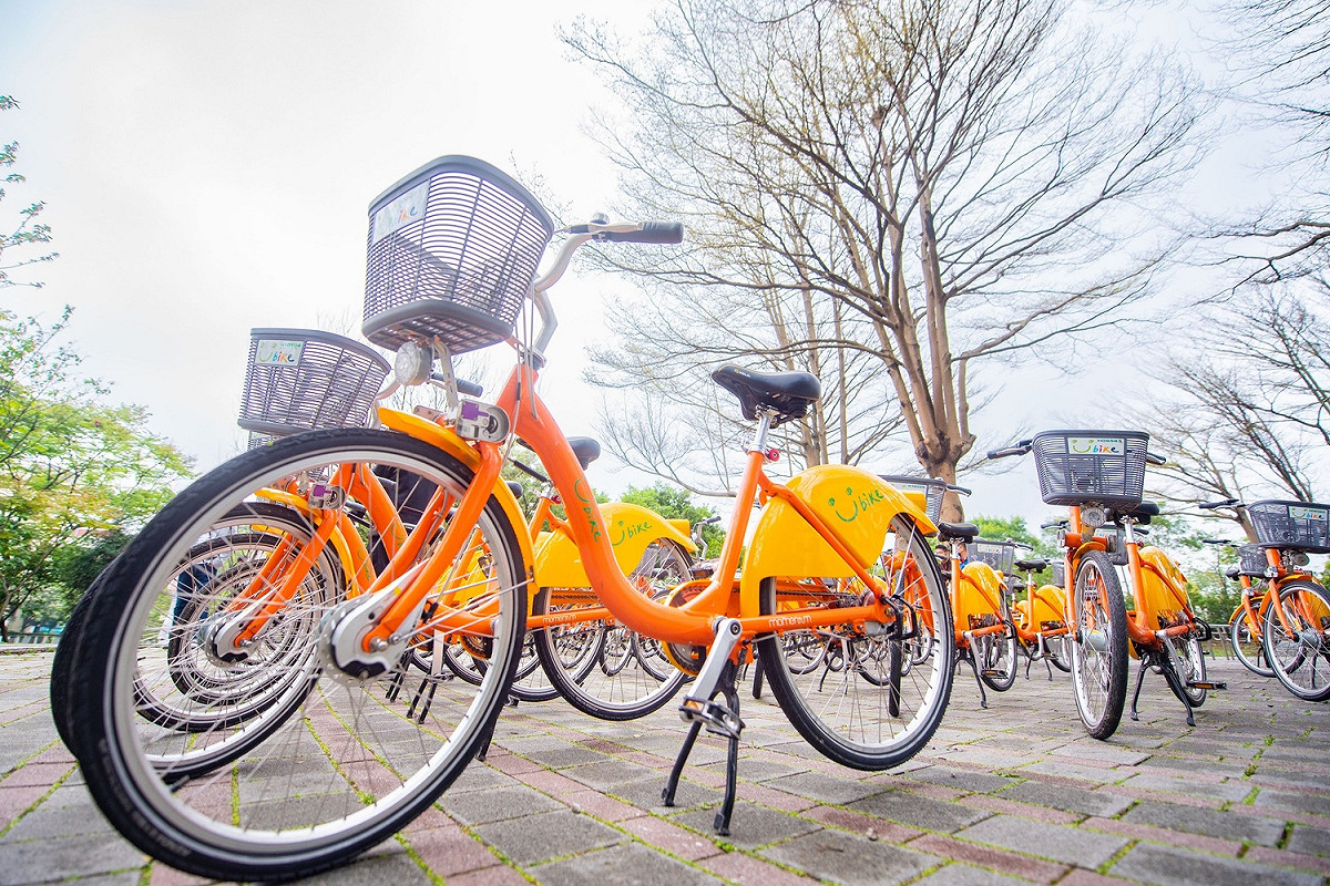 交通局統計，目前桃園市共有409個YouBike站、1萬321輛自行車。 圖：桃園市政府／提供