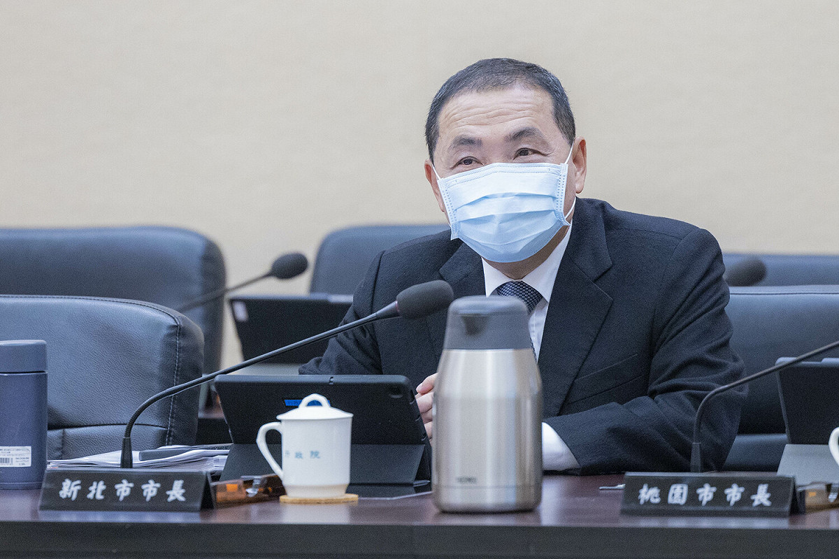 侯友宜籲政院正本清源解決蛋缺價漲問題。 圖：新北市新聞局提供