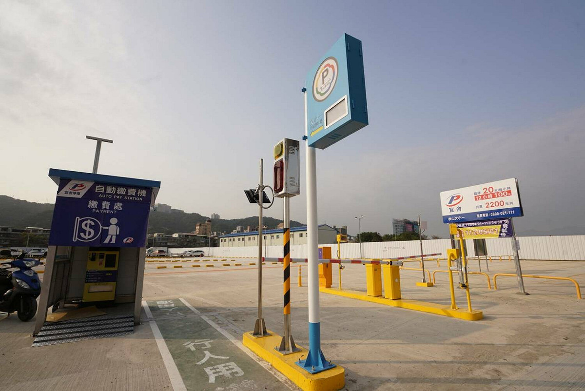 文小一平面停車場。 圖：新北市交通局提供