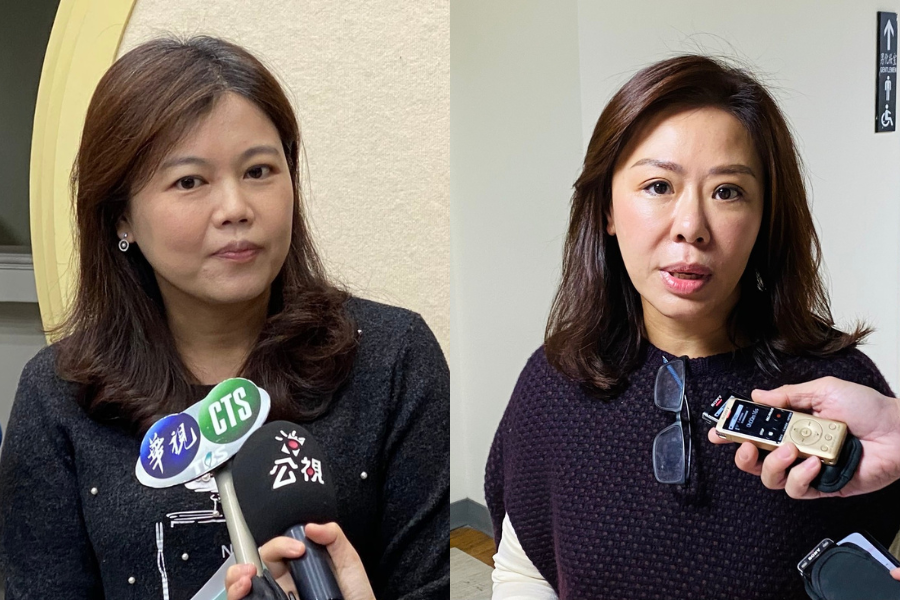 國民黨台北市議員李彥秀（左）今（31）日宣佈參選港湖地區立委初選，將成為市議員游淑慧（右）的黨內競爭對手。 圖：新頭殼合成照