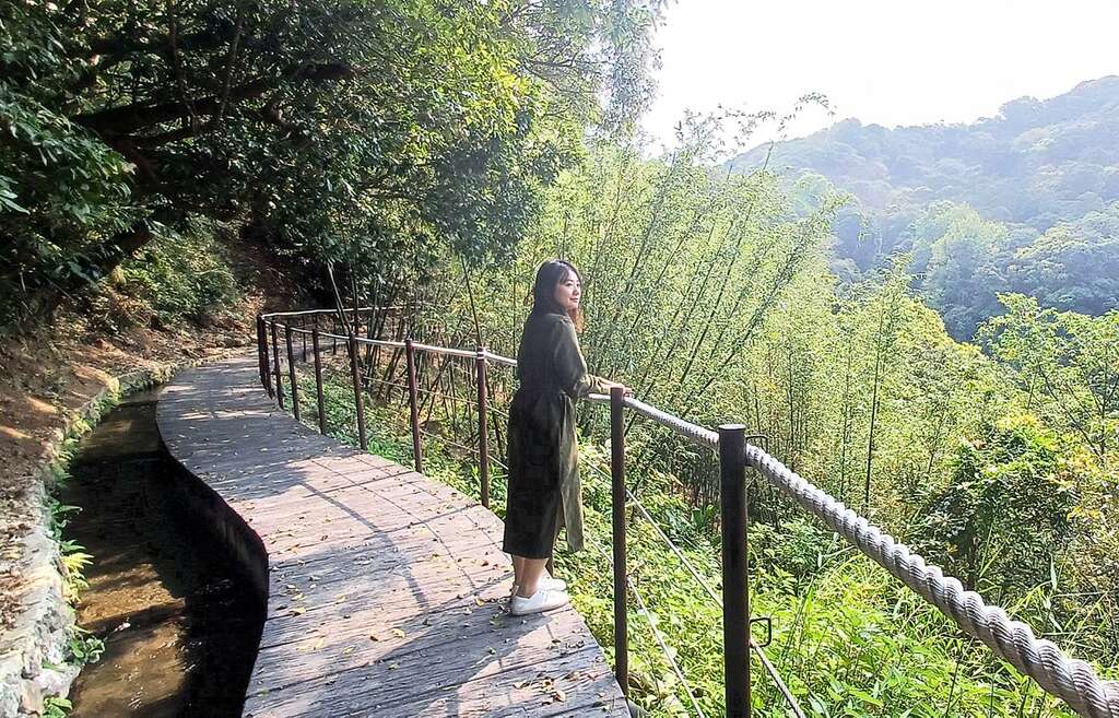 半嶺水圳步道。 圖：台北市政府工務局大地工程處／提供
