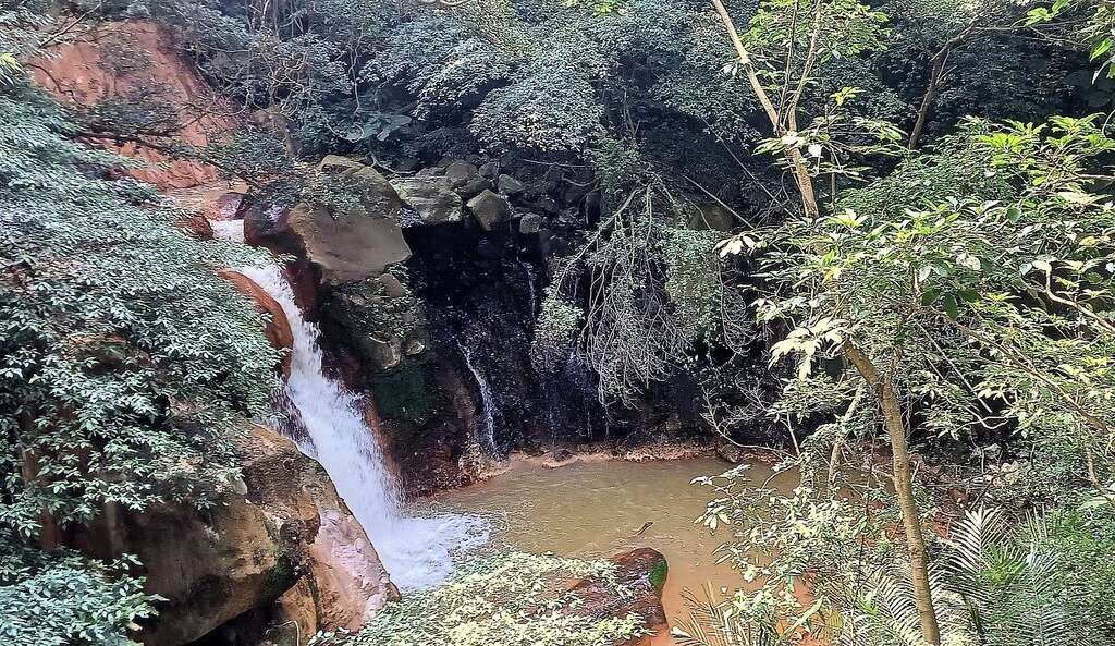 松溪瀑布美景。 圖：台北市政府工務局大地工程處／提供