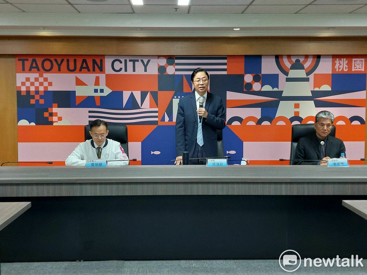 張善政強調，今天公布公共工程體檢報告，純粹是就事論事，市府無心也無意圖要做政治追殺。 圖：林昀真／攝