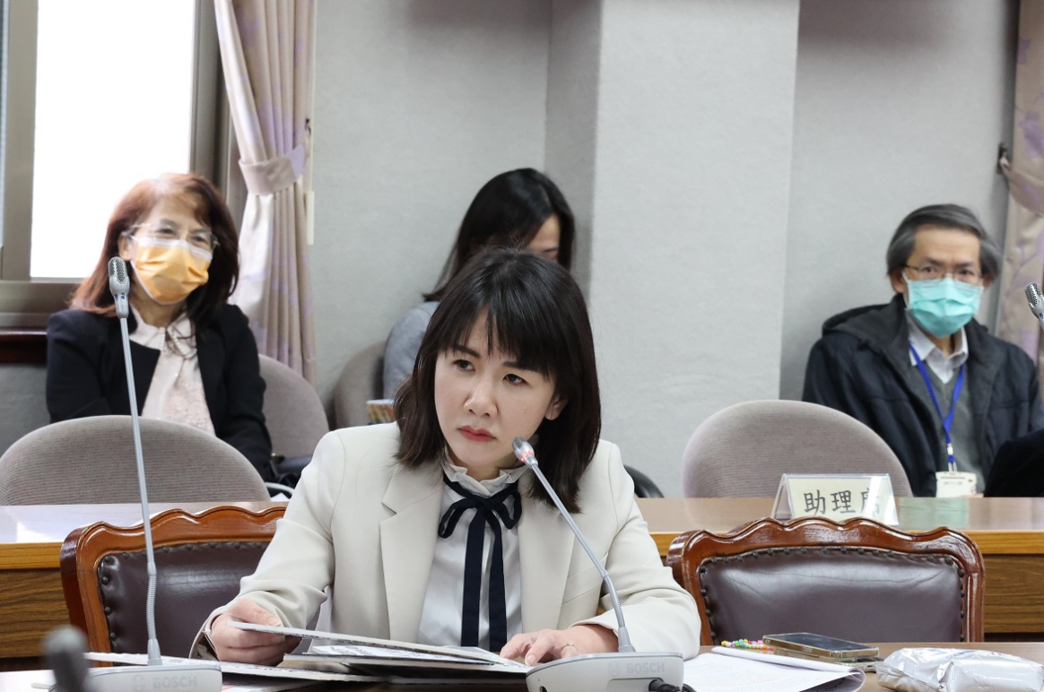 謝衣鳯以陸委會「尚未瞭解中國影響台灣人民投票意向目標」為由，提案凍結百萬預算。 圖：翻攝自謝衣鳯臉書（資料照）