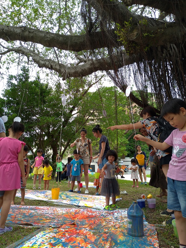 台北放送局板橋放送所-親子樂活體驗。 圖：新北市文化局提供