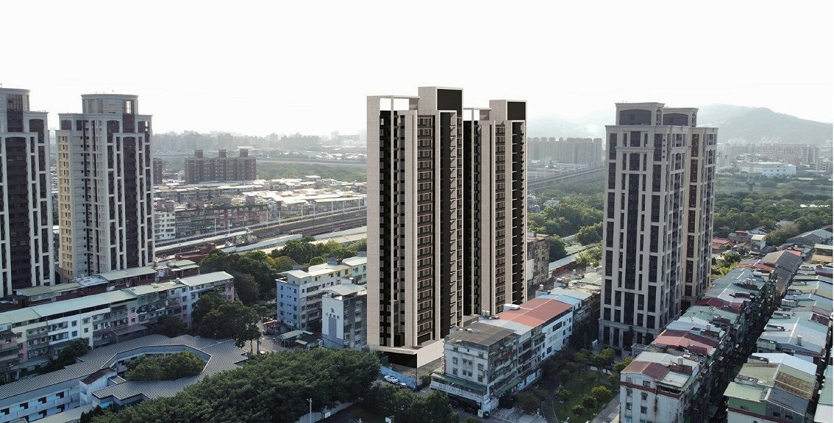 重建模擬圖改善當地環境。 圖：新北市都更處提供