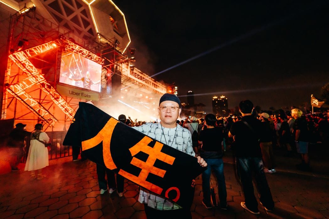 史哲回到高雄港灣看大港開唱。 圖：文化部/提供