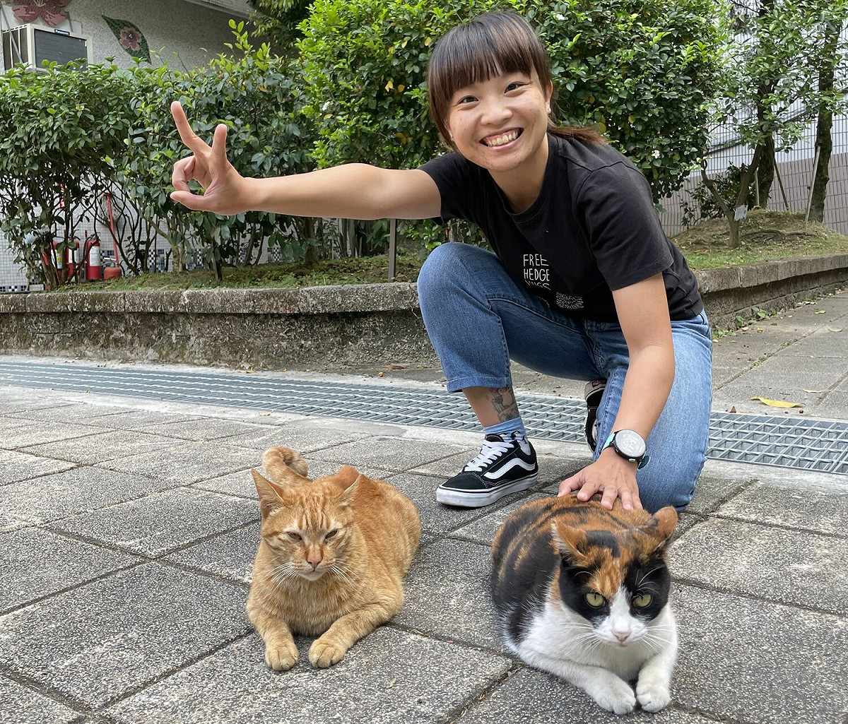安溪國小學校社工師吳怡樺善用數位科技，創新服務模式。 圖：新北市教育局提供