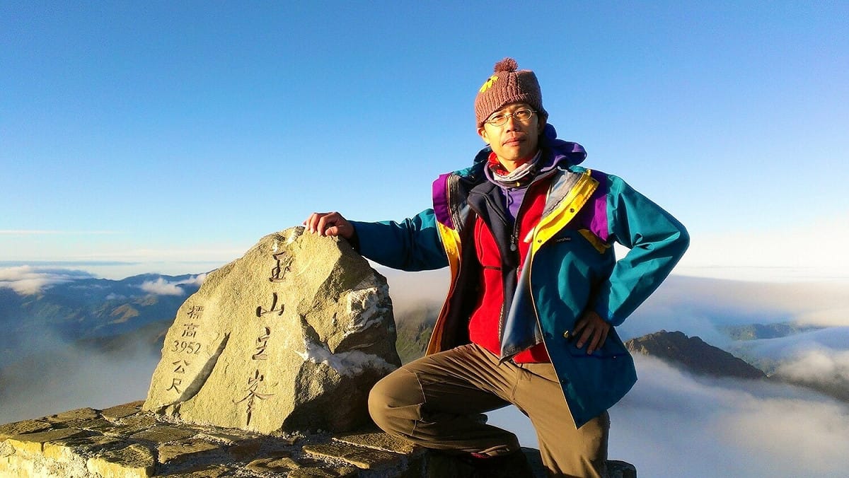 高玉山第四次才攻頂玉山成功。 圖：高玉山提供