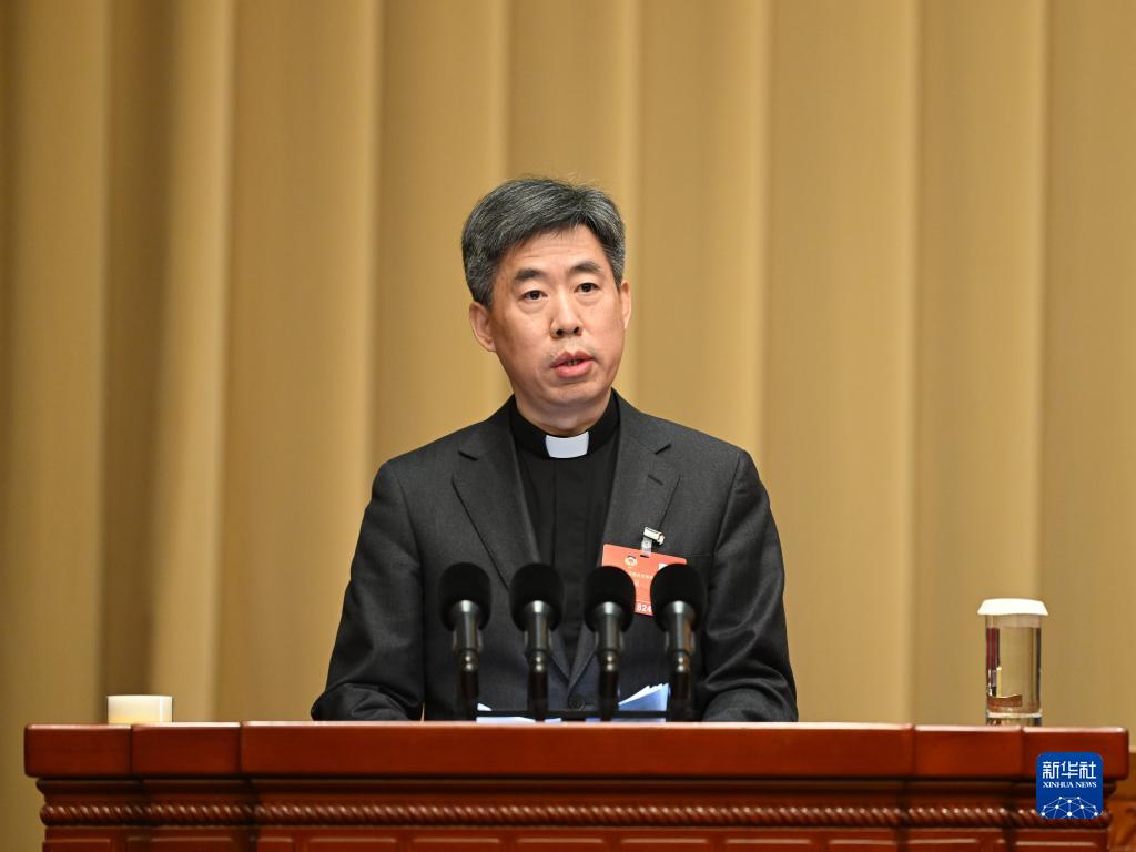亞洲新聞（AsiaNews）今天報導，兼任中國政協常委的沈斌今天自封為上海教區主教，這項任命未獲教宗同意。 圖：翻攝自中國政協網