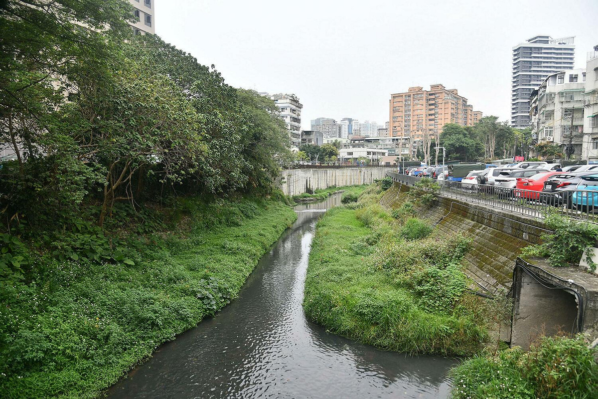 徹底整頓瓦磘溝周遭環境，不但解決臭味問題，更讓植栽蟲鳥再現生機。 圖：新北市新聞局/提供