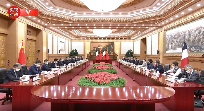 中國國家主席習近平與法國總統馬克宏今（6）日下午舉行會談，共商如何解決俄烏戰爭問題。