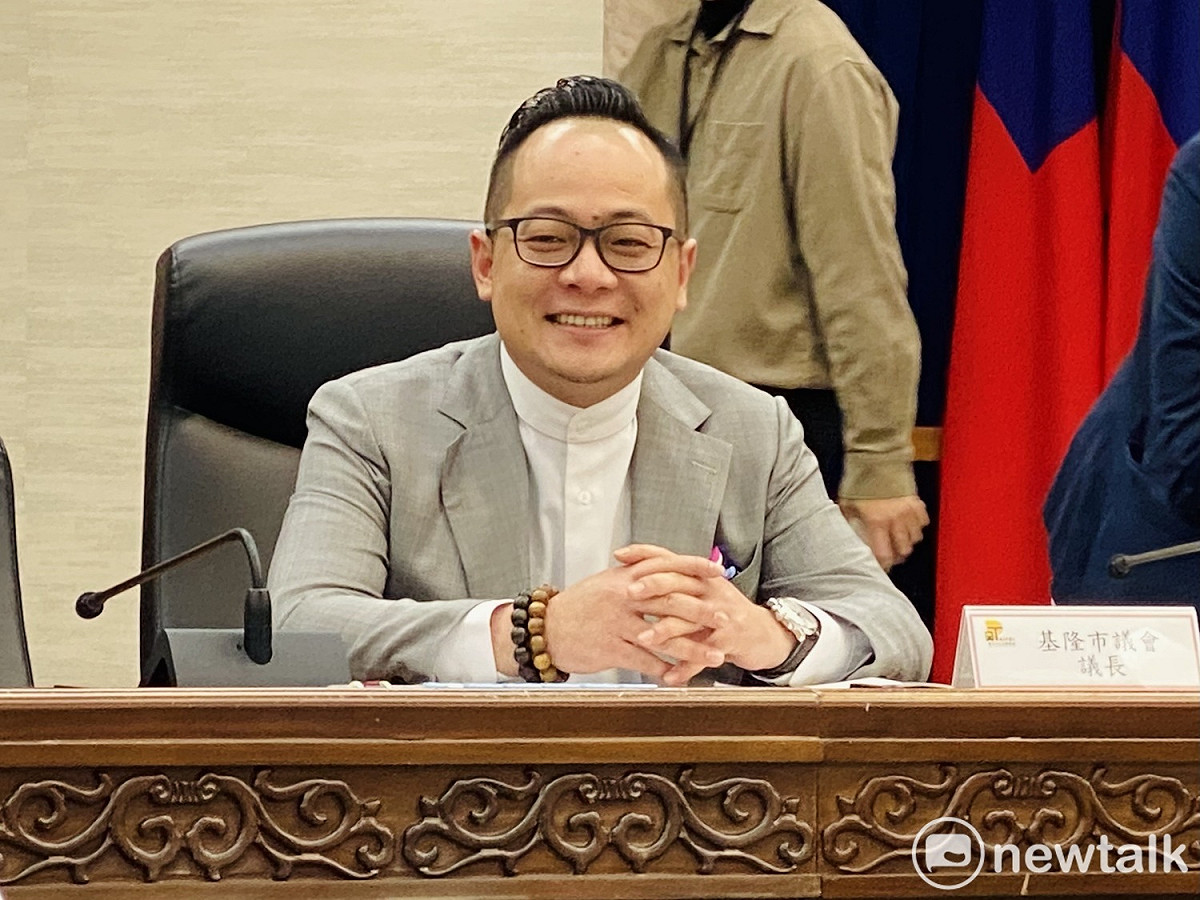 基隆市議長童子瑋喊話市長謝國樑，不要在大罷免中，變成國民黨的政黨打手。 圖：周煊惠 / 攝（資料照）
