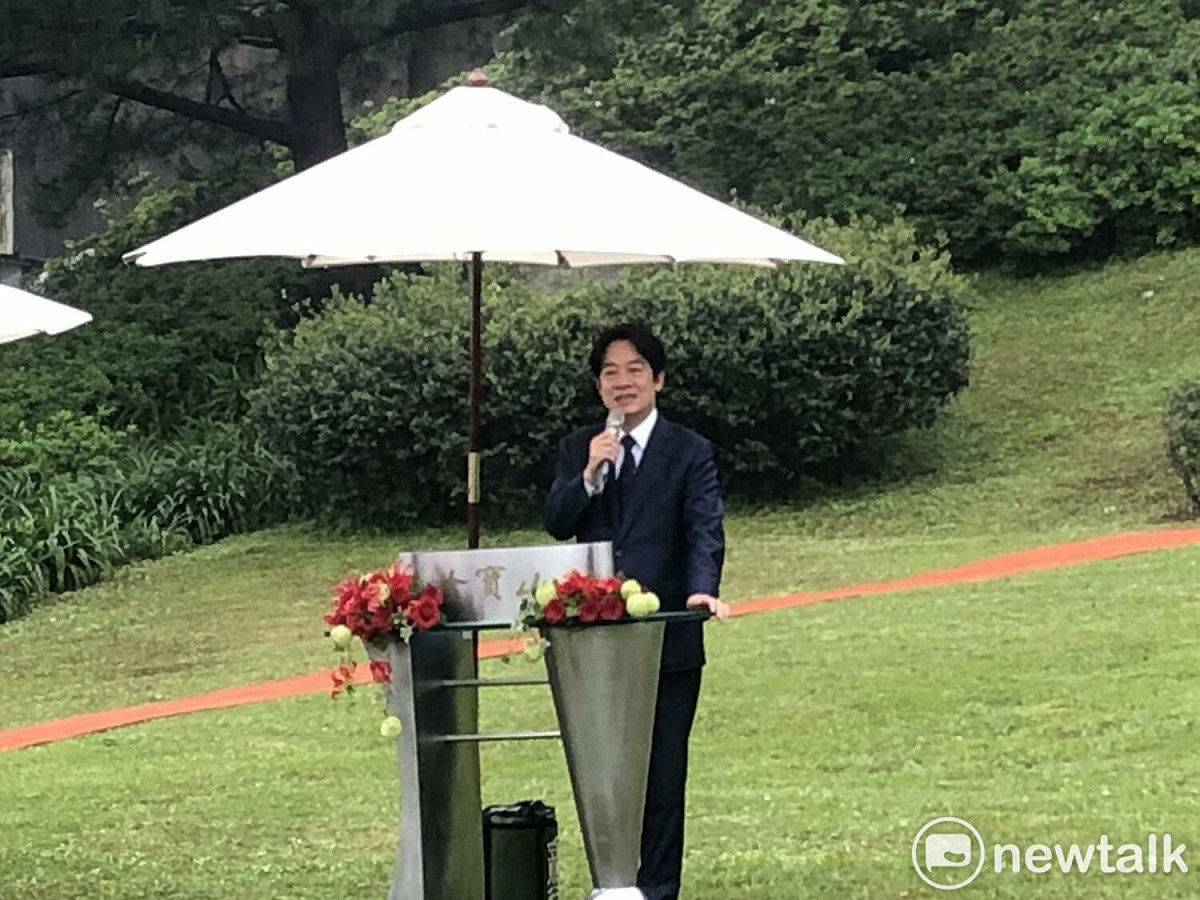 副總統賴清德今（7）日出席鄭南榕殉道34週年追思紀念會。 圖：張龍僑／攝
