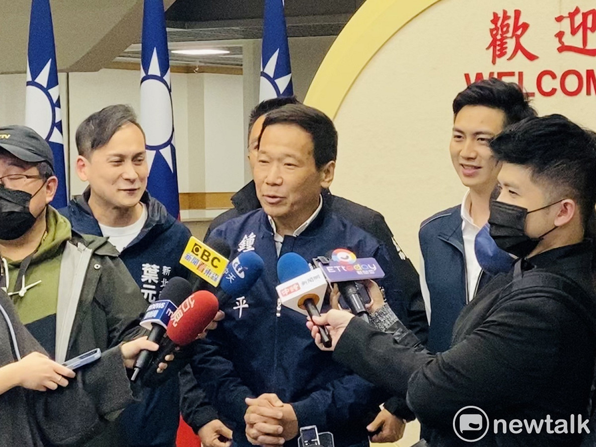 國民黨台北市議員鍾小平。 圖：周煊惠 / 攝