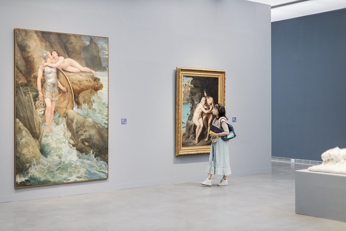 《世界─林明哲的藝術收藏》展場一隅。 圖：高雄市立美術館/提供