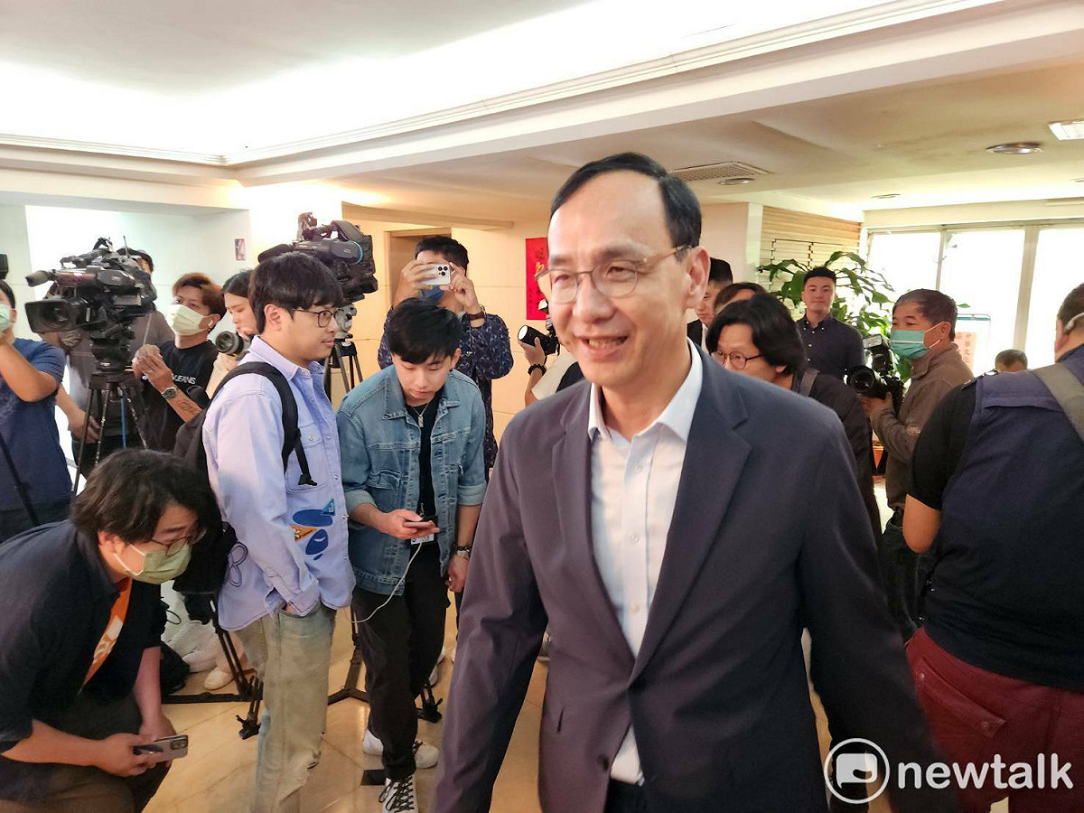 國民黨主席朱立倫。 圖：黃建豪/攝