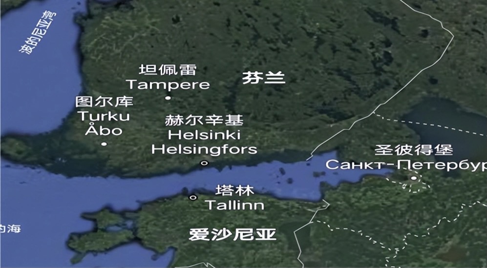 隨著冷戰後北約東擴，波羅的海南北兩岸全都是北約或準北約國家，聖彼得堡狹窄的出海口完全被北約牢牢堵住。 圖：翻攝自騰訊網