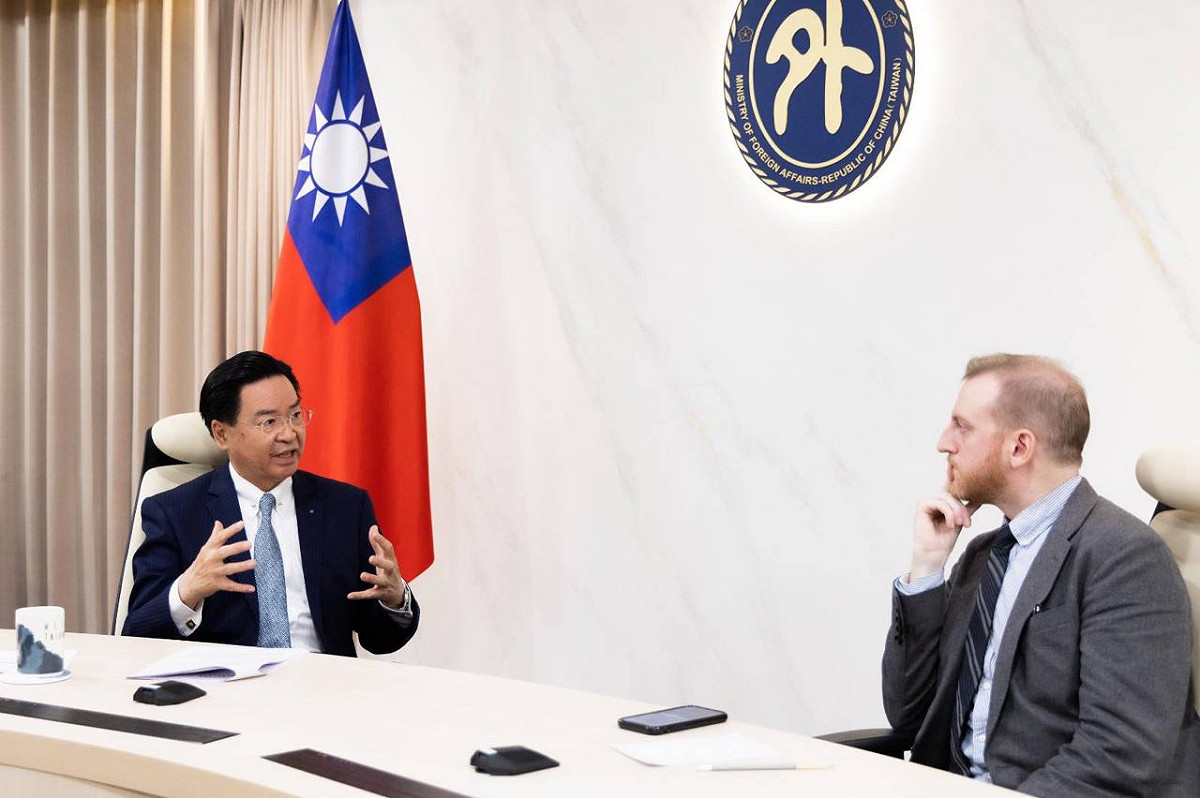 外交部長吳釗燮強調，確保台灣自衛能力是打破中國快速奪台幻想的關鍵。 圖：外交部／提供