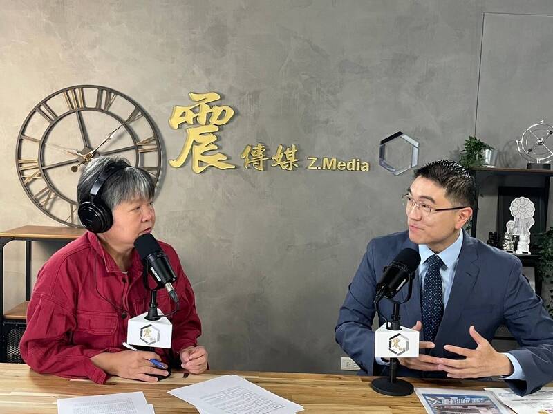 基隆市長謝國樑接受媒體人黃光芹訪問時坦言真心希望「藍白合」。 圖：震傳媒新聞不芹菜提供