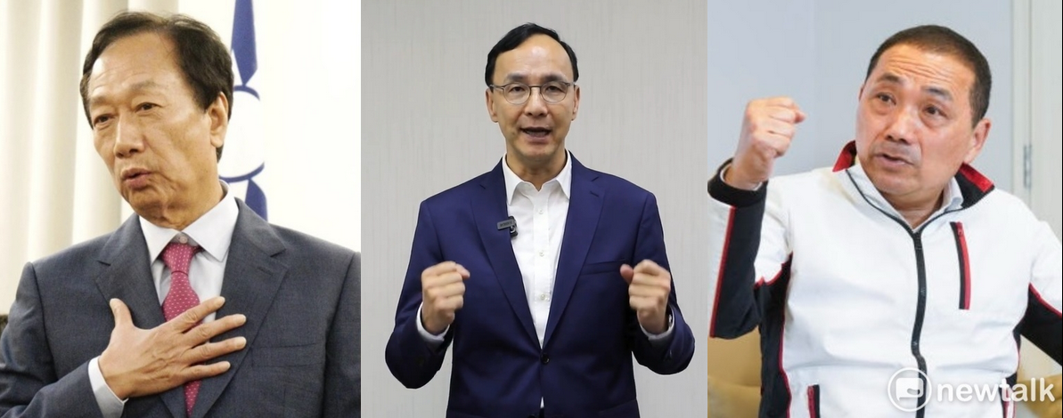 朱立倫喊話藍軍一定要促進團結、避免內鬥。 圖：張良一／攝、朱立倫臉書（新頭殼合成）