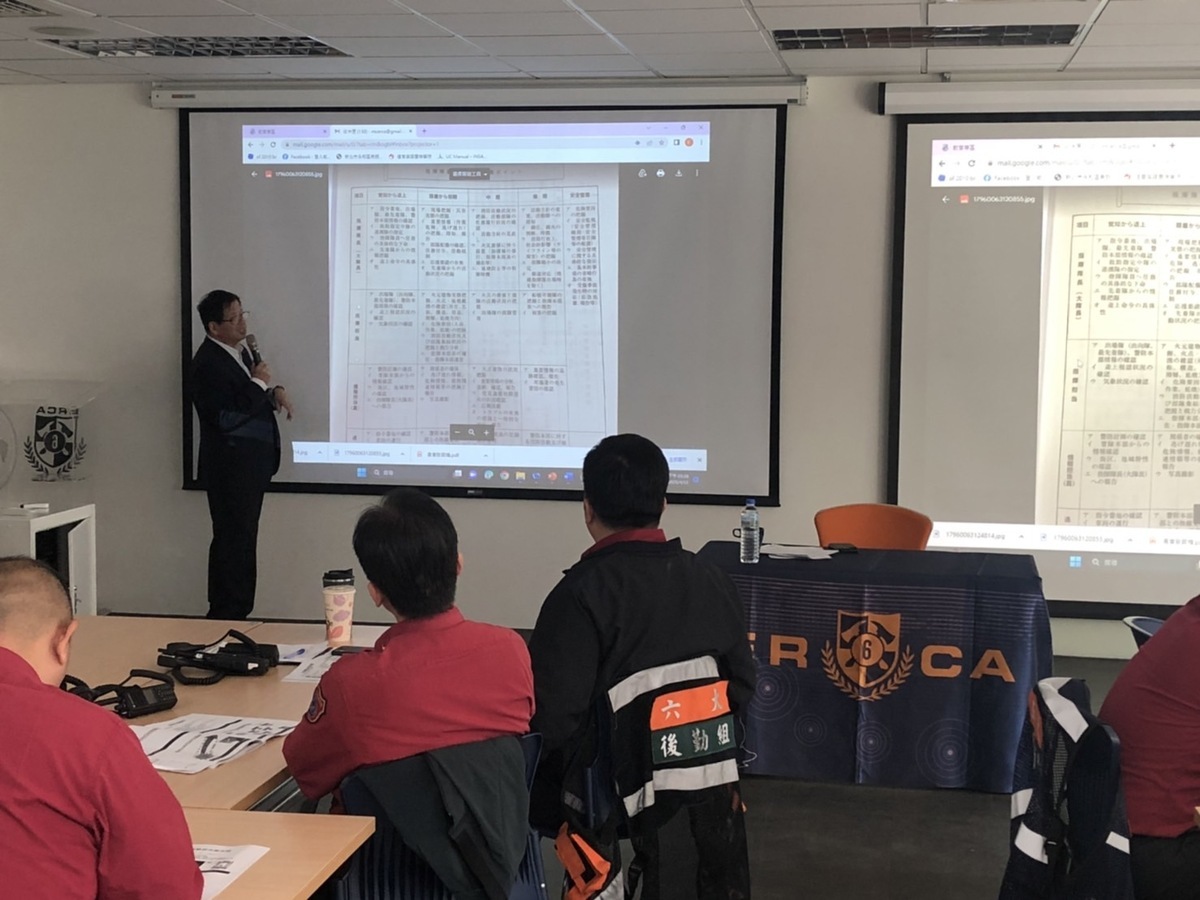 ERCA為全國首創系統化之虛擬實境VR指揮訓練機構，新北市利用ERCA優良基礎培訓火場安全官。 圖：新北市消防局提供