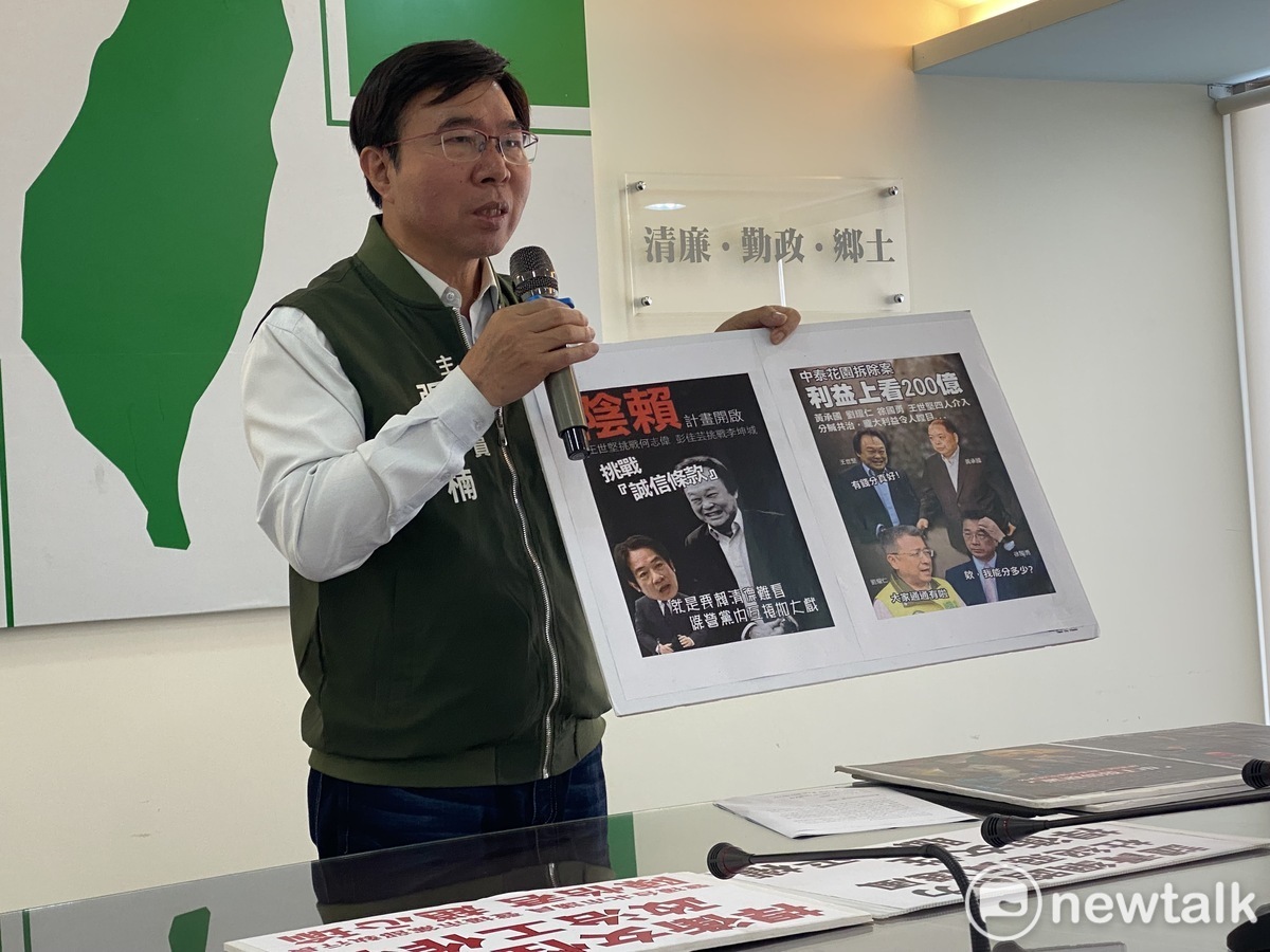 民進黨台北市黨部主委張茂楠。 圖：周煊惠 / 攝
