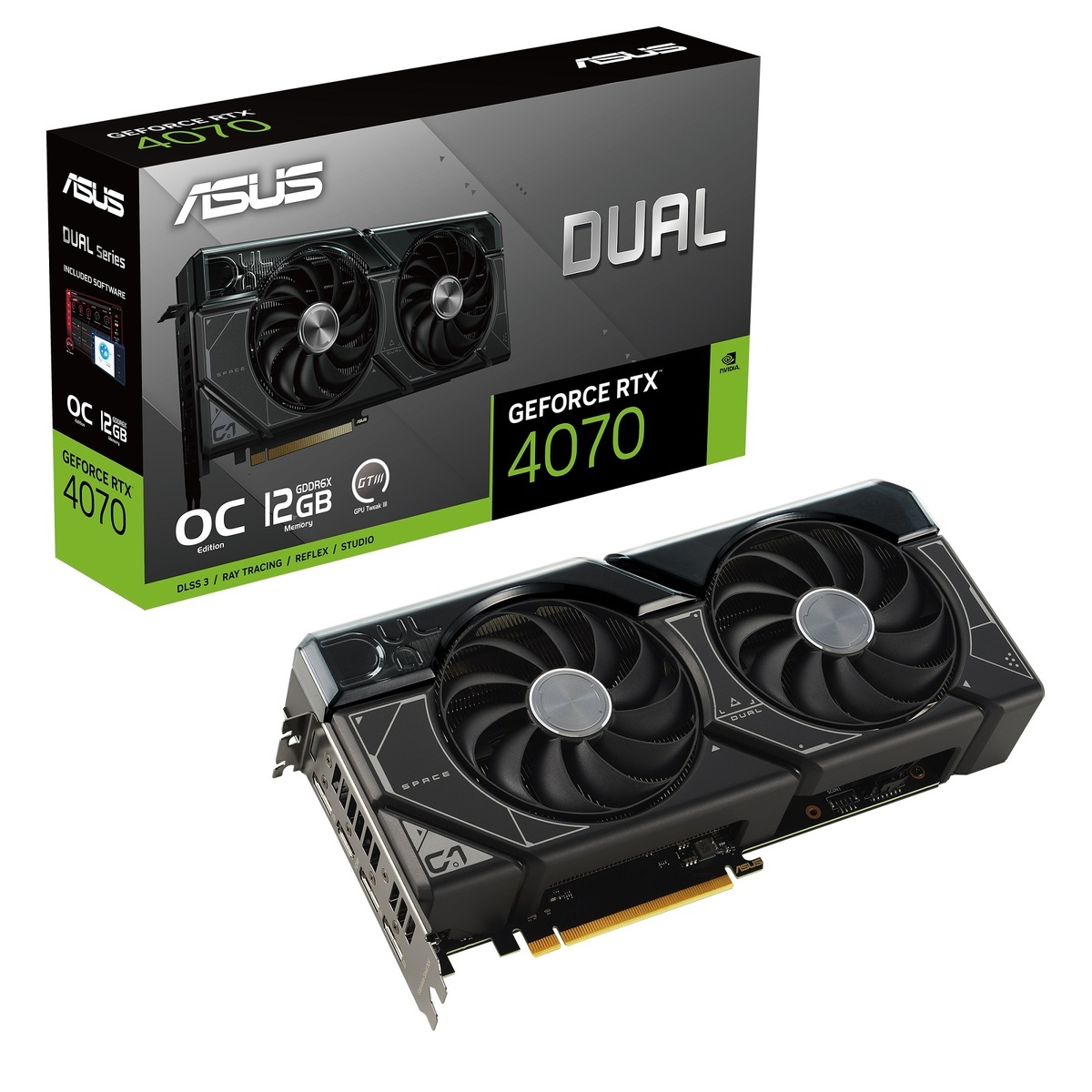 ASUS Dual GeForce RTX 4070 圖：ASUS/提供