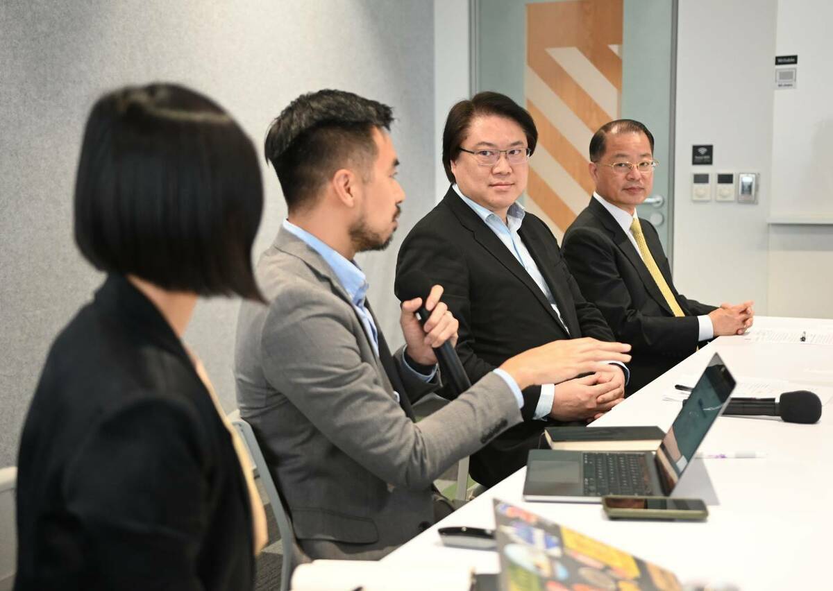 內政部長林右昌拜會 Meta。 圖：內政部提供