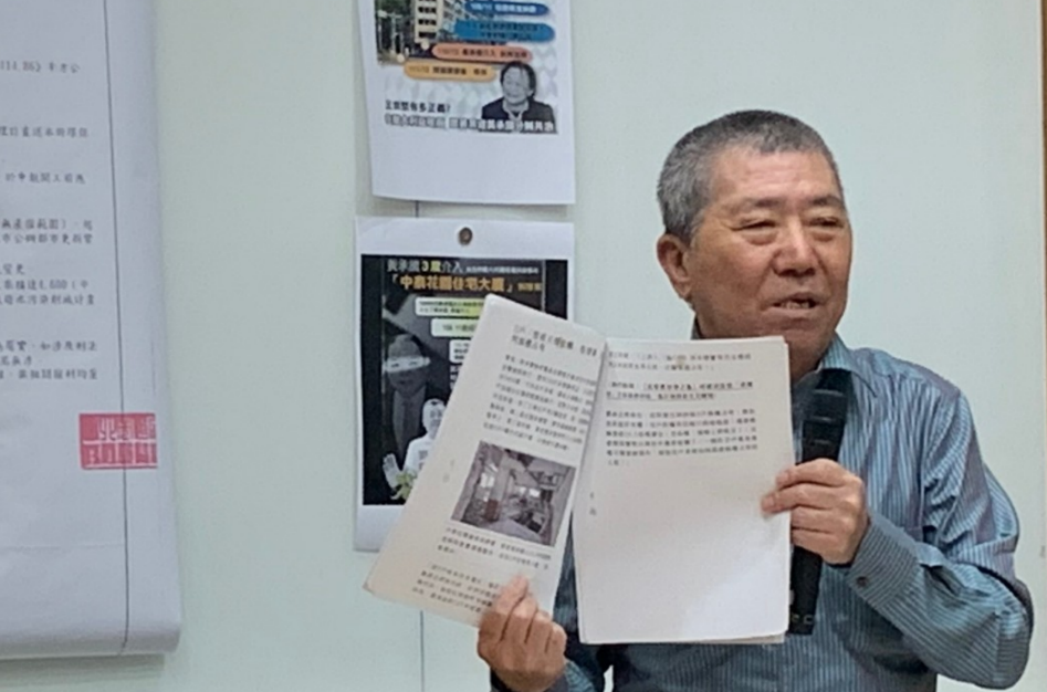 蔡啟芳今重返立院召開記者會，不改其嗆辣作風，為王世堅討公道，他挑戰何志偉 說「技不如人就回家休息  被挑戰是理所當然」。對此何志偉說，中泰案不在他的選區，反問記者說「對手不是應該只有一位嗎？」 圖：陳佩君攝
