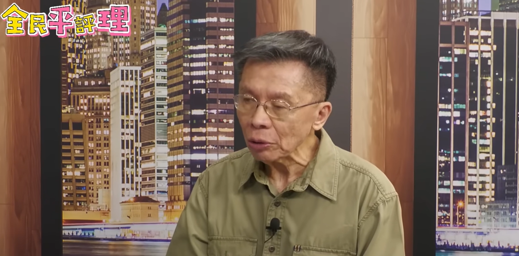 前立委沈富雄在節目中稱，侯友宜私下很少吃螺絲，談話更不會顛三倒四。 圖: 擷取自 52 新聞聚樂部《 全民平評理 》YouTube