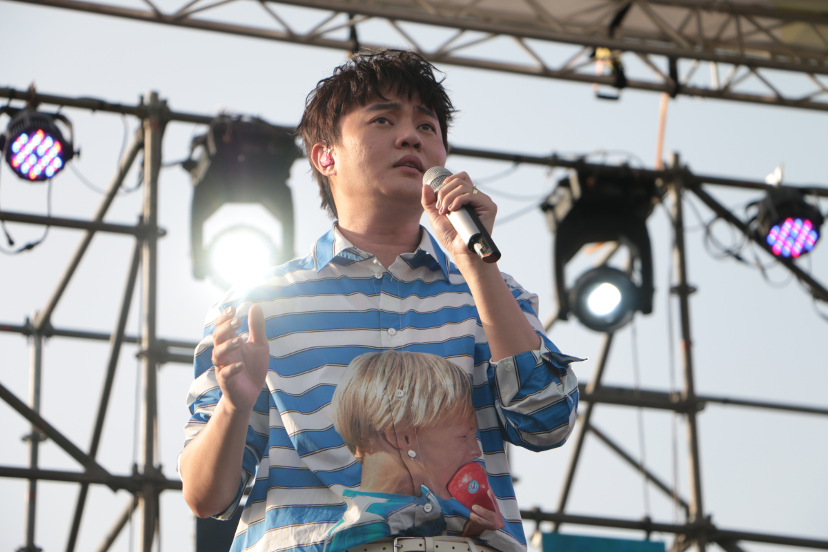 金曲歌王許富凱為開園活動帶來精采演出。 圖：新北市文化局提供