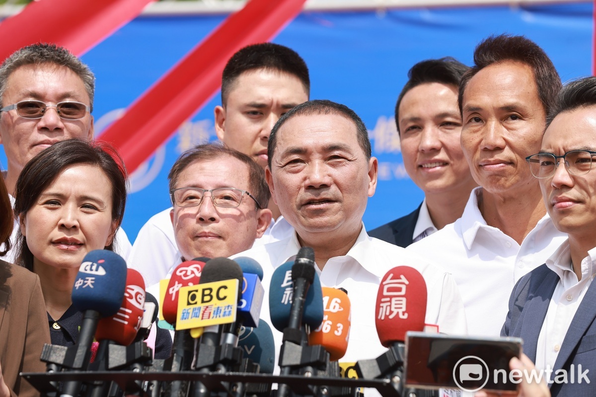 侯友宜表示，台灣雖然保障言論自由，但也是一個民主法治的國家。 圖：林昀真／攝