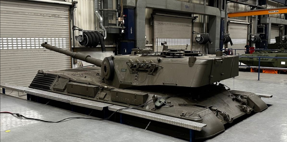 丹麥國防部承諾，第一批 Leopard 1A5 坦克將很快準備好交付給烏克蘭。 圖 : 翻攝自推特