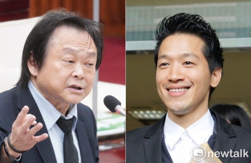 北市議員王世堅（左）挑戰現任立委何志偉（右），選舉打得火熱。 圖：張良一 / 攝（資料照）