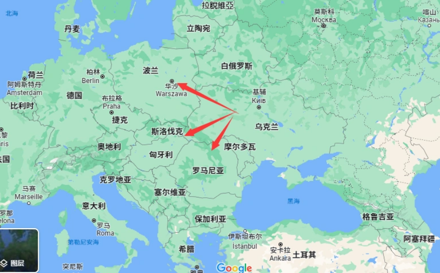 烏克蘭糧食陸路運出口，主要過境點在匈牙利、波蘭、斯洛伐克和羅馬尼亞等國，低價農產品卻給當地農民帶來了滅頂之災。 圖:翻攝自中國財聯社