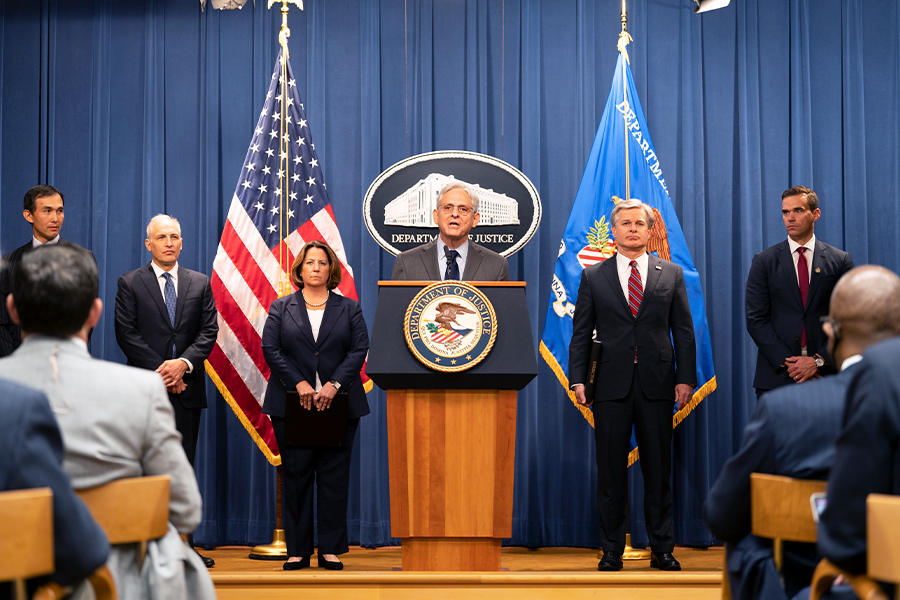 美國聯邦調查局（FBI）17日在紐約逮捕了兩名涉嫌充當中國政府代理人的中國特工。 圖 : 取自美國聯邦調查局（FBI）官網（資料照）。