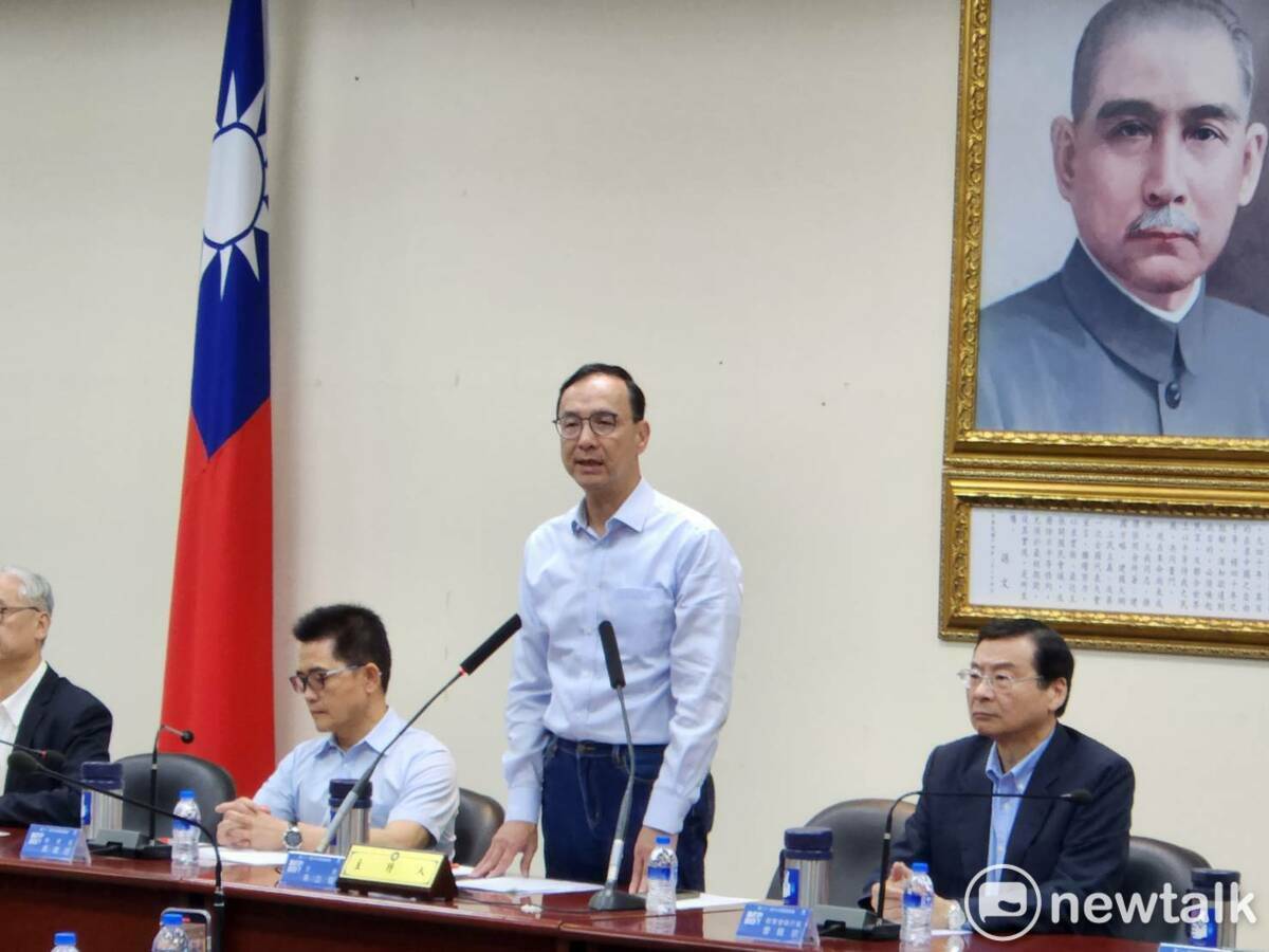 國民黨主席朱立倫。 圖：黃建豪/攝（資料照）